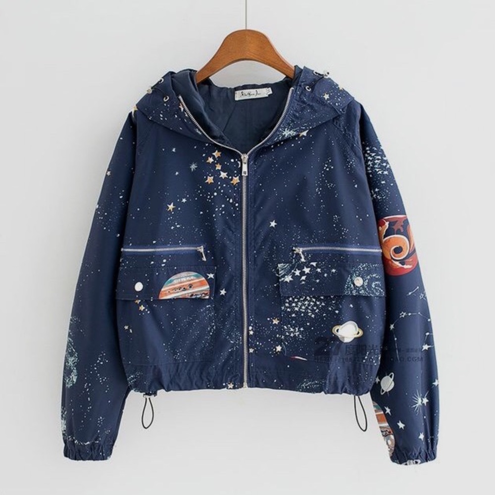 Cropped “Space Jacket” Windbreaker